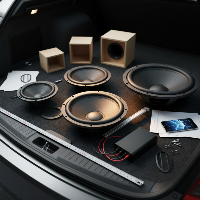 How to Choose the Right Component Subwoofer for Your Car
